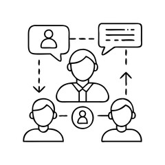 conference call icon icon, conference call icon vector illustration-simple illustration of conference call icon, perfect for conference call icon logos and icons