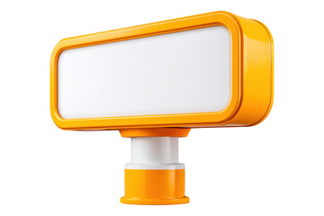 Blank Backlit Lightbox Frame for Retail Store Advertising Display on Transparent Background