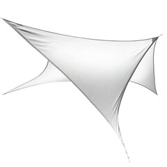 Outdoor event canopy installation backyard cutout background bright day wide angle diy project