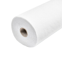 Fototapeta premium Paper roll crafting action studio cutout background indoor front view creative design concepts
