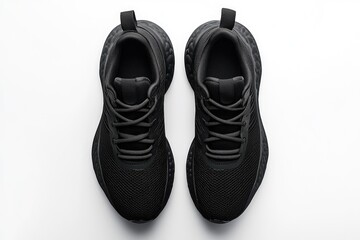 Black athletic shoes