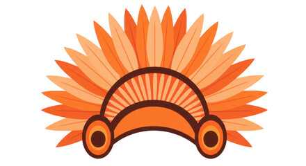 Isolated Native American Headdress