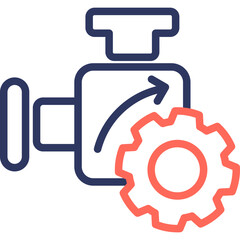 Engine line color icon