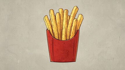 French Fries in Cardboard Container (8)