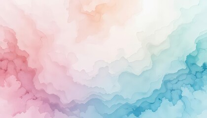 Obraz premium Watercolor Wonders A Delicate Pastel Wash Backdrop for a Soft and Creative Virtual Meeting Environment