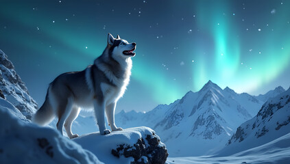 Naklejka premium Ultra and Realistic Dog Wallpapers in 8K Full Scene, No Blur, Trending Designs