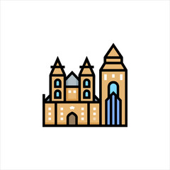 vector illustration of a church