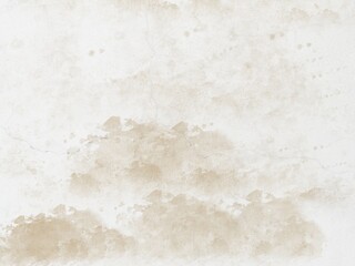 Fototapeta premium Abstract Dry On Dry Multi Hue Brown Paint Brush Texture.Neutral light colored empty background illustration.Watercolor art Texture.wet wash splash watercolor background For digital painting.
