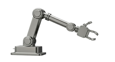 Isolated Industrial Robot Arm