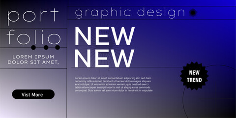 modern simple gradient aesthetic background template for design, portfolio, web