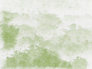 Abstract Dry On Dry Multi Hue Green Paint Brush Texture.Neutral light colored empty background illustration.Watercolor art Texture.wet wash splash watercolor background For digital painting.