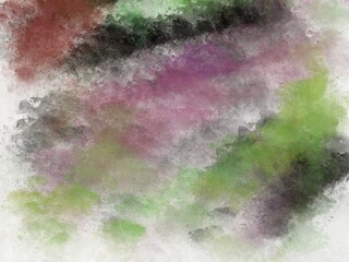 Abstract Dry On Dry Multi Hue Paint Brush Texture.Neutral light colored empty background illustration.Watercolor art Texture.wet wash splash watercolor background For digital painting.