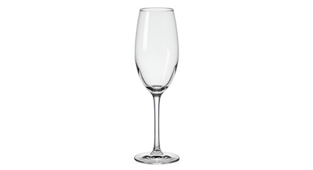 Isolated Champagne Glass