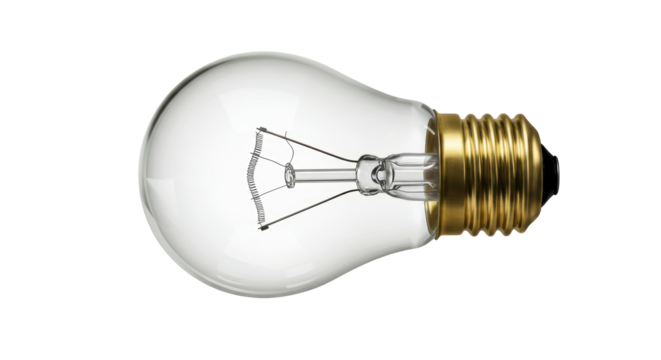Isolated Light Bulb