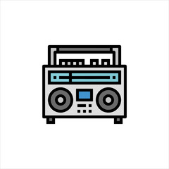 retro radio icon