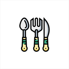 set of kitchen utensils