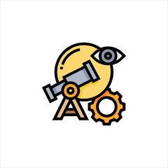 vector illustration of a wrench