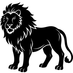 lion vinyl ready vector illustration