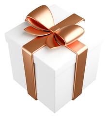 3Dイラスト_プレゼント_金色