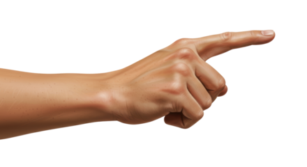 Isolated Pointing Finger Hand