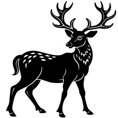 deer silhouette vector