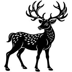 deer silhouette vector