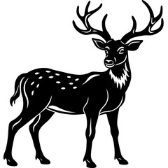 deer silhouette vector