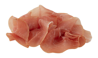 smoked ham cut out isolated transparent background