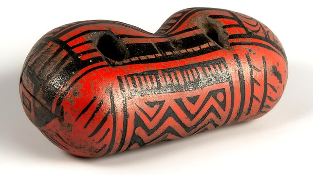 Andean Huayno Runa Musical Instrument with Red  Black.