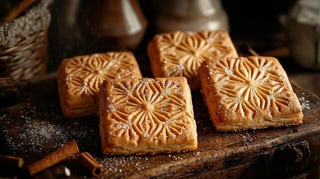 speculaas dutch spiced cookies video