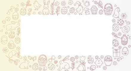 Fototapeta premium Editable Vector of Easter Day Event