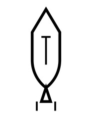 vector illustration of an hourglass