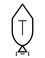 vector illustration of an hourglass