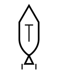 vector illustration of an hourglass