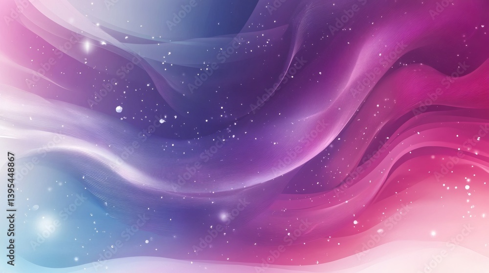 Wall mural a mesmerizing abstract display of swirling, vibrant colors and shimmering particles.