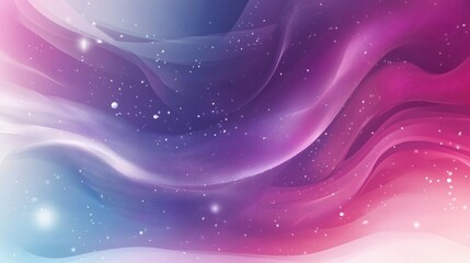 Obraz premium A mesmerizing abstract display of swirling, vibrant colors and shimmering particles.