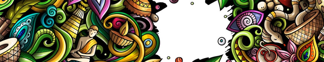 India cartoon banner design © balabolka