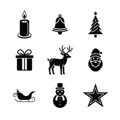 Christmas Vector Icons | Holiday Design Elements Set