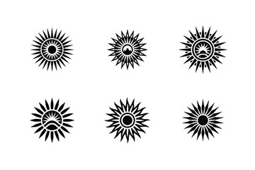 Sun Logo Icon Vector Design for Creative Projects
