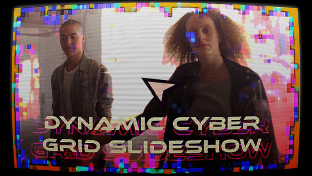 Dynamic Cyber Grid Slideshow