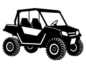 UTV Car Vector Silhouettes & Icons | High-Quality SVG Files for Design & Print