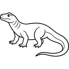 Line art collection of aquatic and wetland creatures, featuring elegant and minimal illustrations of fish, amphibians, birds, and aquatic animals. Perfect for nature-themed designs, educational materi