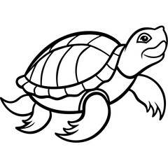 Line art collection of aquatic and wetland creatures, featuring elegant and minimal illustrations of fish, amphibians, birds, and aquatic animals. Perfect for nature-themed designs, educational materi