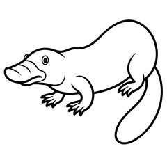 Line art collection of aquatic and wetland creatures, featuring elegant and minimal illustrations of fish, amphibians, birds, and aquatic animals. Perfect for nature-themed designs, educational materi