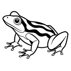 Line art collection of aquatic and wetland creatures, featuring elegant and minimal illustrations of fish, amphibians, birds, and aquatic animals. Perfect for nature-themed designs, educational materi