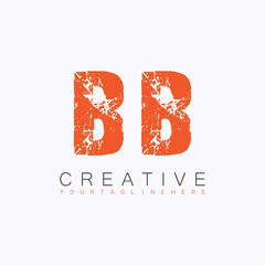 initial monogram logo with letter creative design.
