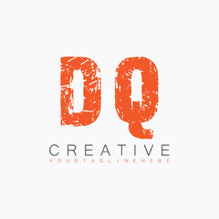 initial monogram logo with letter creative design.
