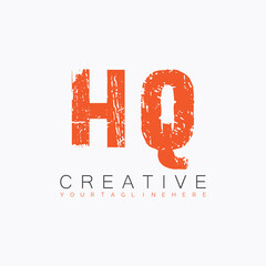 initial monogram logo with letter creative design.
