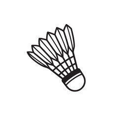 badminton shuttlecock isolated
