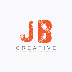 initial monogram logo with letter creative design.
